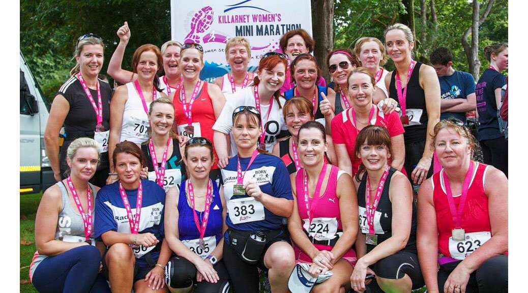 Killarney Women's Mini Marathon finishers